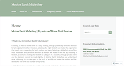 Desktop Screenshot of motherearthmidwifery.com