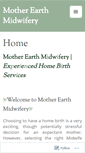 Mobile Screenshot of motherearthmidwifery.com